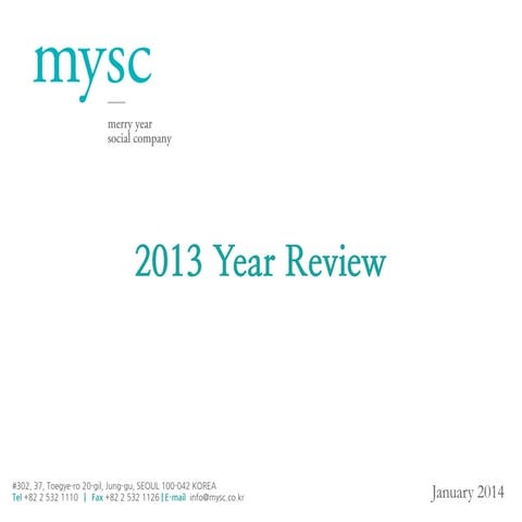 Annual Review of MYSC 2013