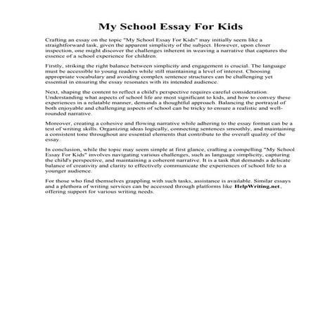 My School Essay For Kids.pdf