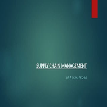 supply chain management meaning definition importance needs