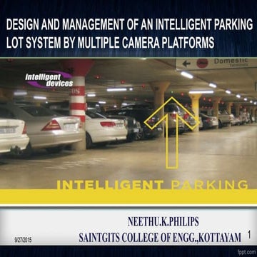 INTELLIGENT PARKING LOT SYSTEM