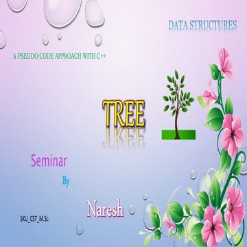 TREE in Data Structures | PPTX | Programming Languages | Computing