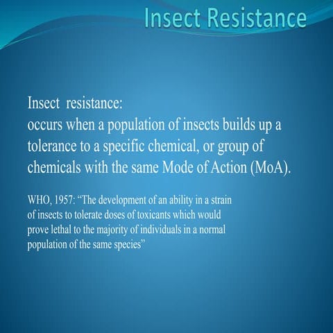 insect resistance