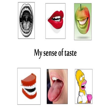 My sense of taste mix