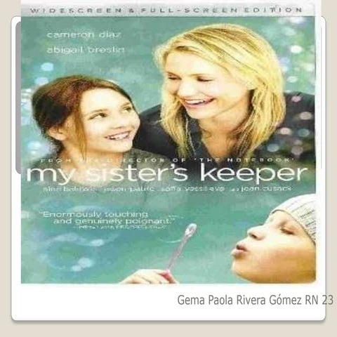 My sister´s keeper | PPT