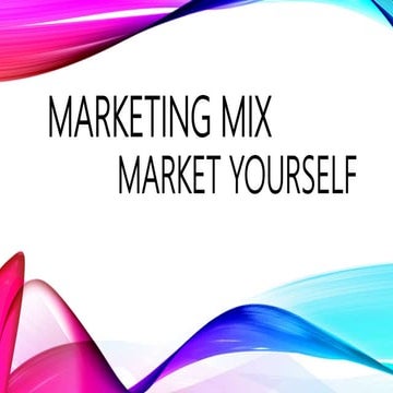 Marketing Mix Market Yourself