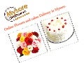 Online Flowers and cakes Delivery in Mysore.