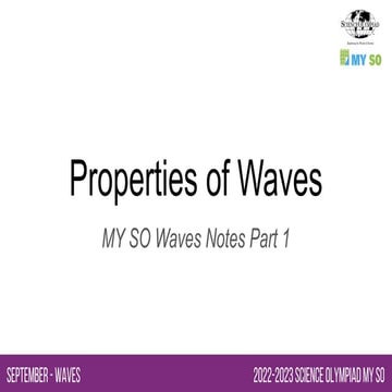 MY SO Waves Notesssssssssssssssssssssssssssssssssss