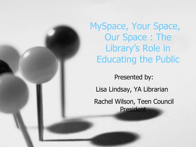 MySpace Your Space, Our Space