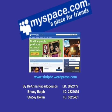 Myspace Blog