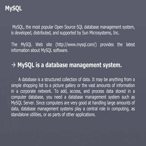 Mysql | PPT