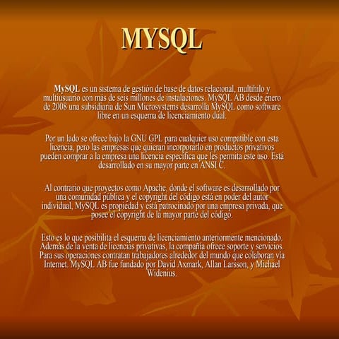 Mysql