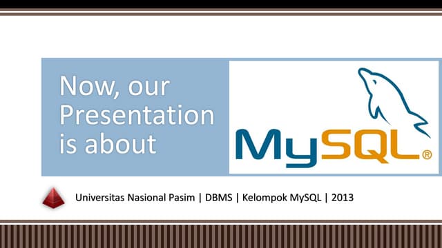 Mysql | PPT