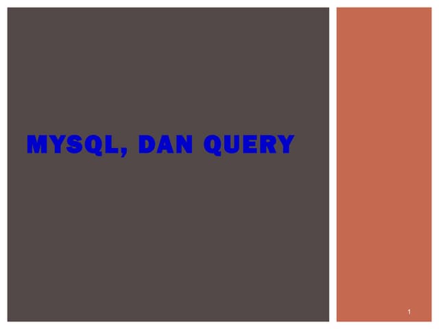 Mysql 2