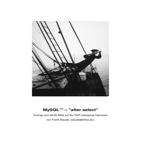 MySQl  - "after select"