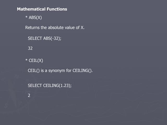Mysql Fun