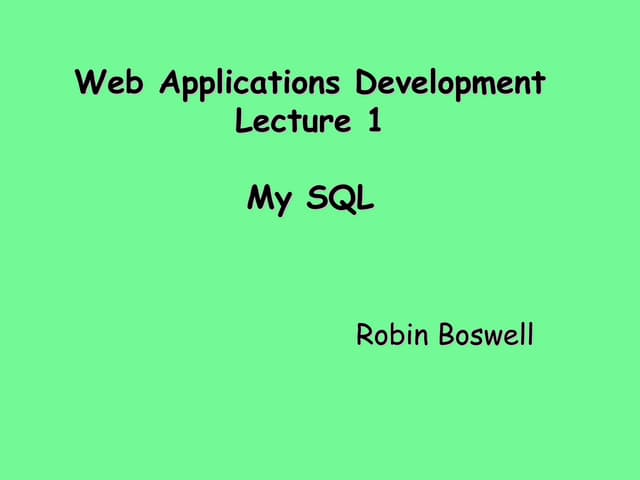 Mysql rab2-student