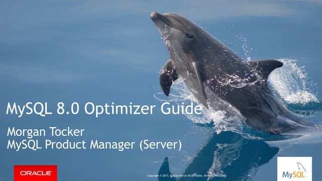 MySQL 8.0 Optimizer Guide