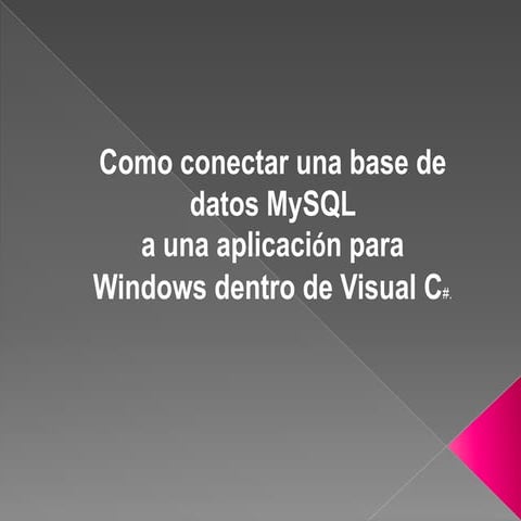 CONECTAR C# CON POSTGRESQL USANDO NPGSQL 2.0.11
