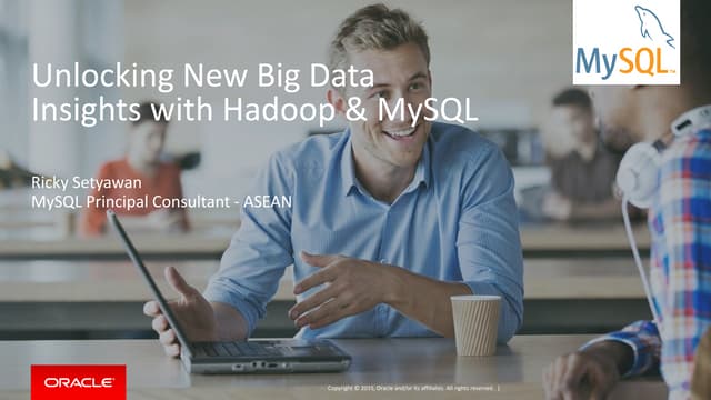 Unlocking big data with Hadoop + MySQL