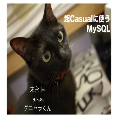 超カジュアルに使うMySQL @ MySQL Casual Talks #2