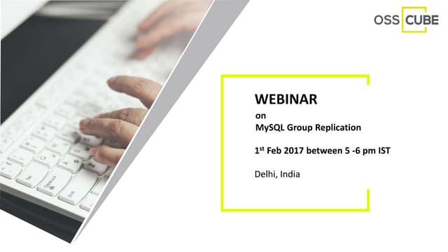 High Availability Using MySQL Group Replication