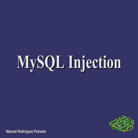 Mysql injection