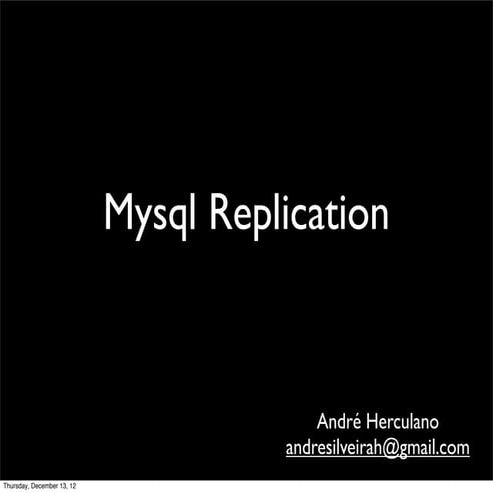 Mysql Replication