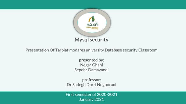 Mysqlsecurityoptionsjan2021