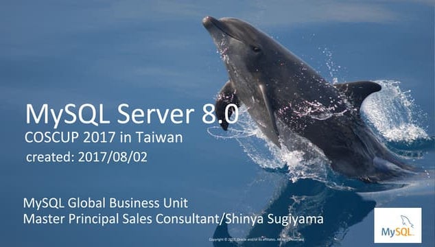 MySQL8.0 in COSCUP2017