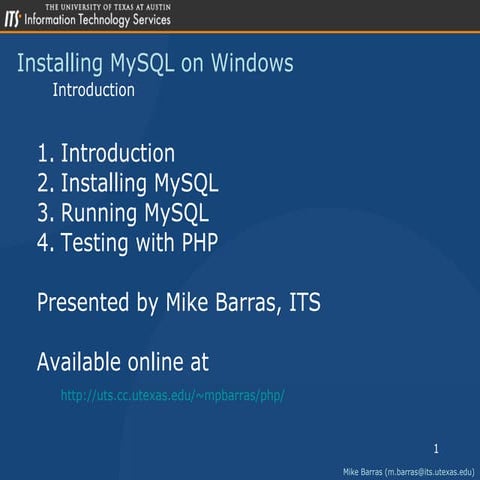 mysql-win.ppt