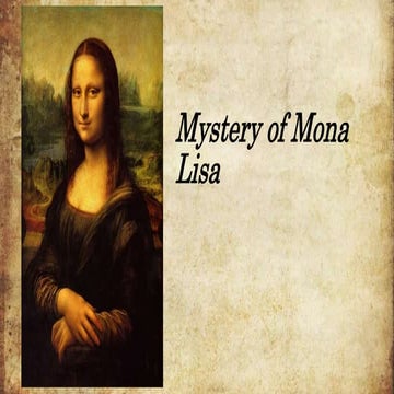 Mystery of Mona Lisa By Waleed Abid.pptx