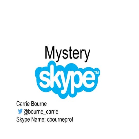 Mystery skype