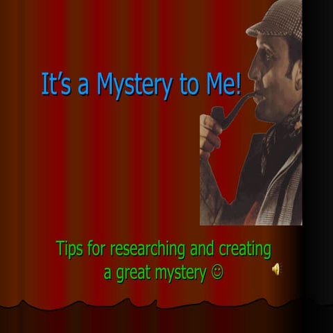 Mystery to Me Power Point