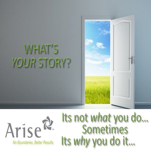 Arise EMEA - My Story Video Contest