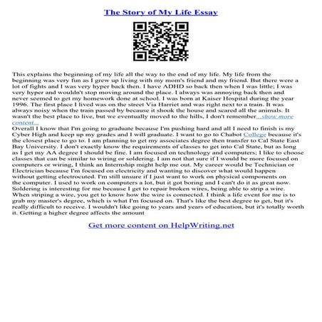 My Student Life Essay