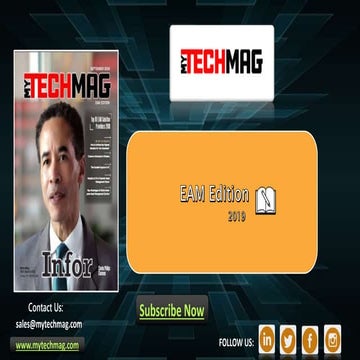 MYTECHMAG EAM Edition SEP 2019