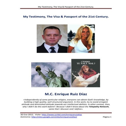 My testimony | PDF