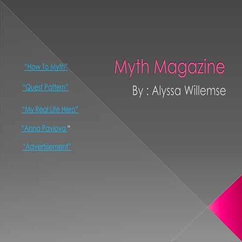Myth magazine