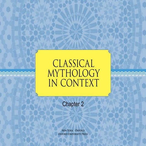 Mythology in context chapter 2