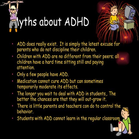 Myths about adhd