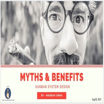 Myths & benefits of kanban @ATMs 2nd Meetup_aug05