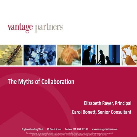 Myths of Collaboration