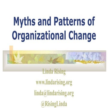 Myths patterns - Agile Summit 2019 Taiwan