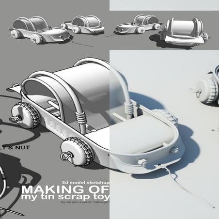 My tin scrap toy making of