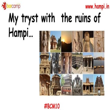 My tryst with the Ruins of Hampi...
