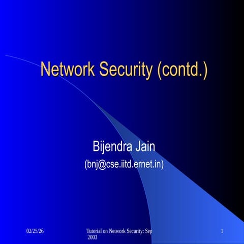 Comprehensive Tutorial on IPSec and Network Security Protocols | PPT