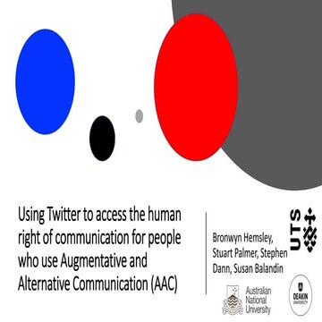 Communication Rights: Twitter #TweetReach Paper IJSLP 2018