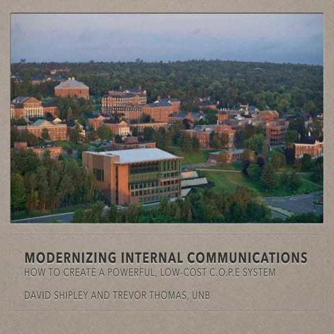 Modernizing Internal Communications with Cascade Server, WordPress and MailCh...