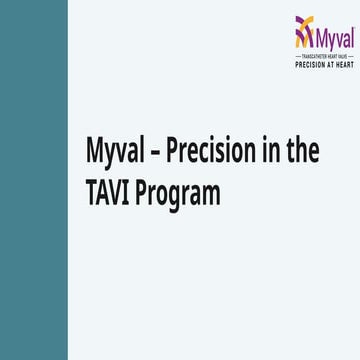 Myval THV Transcatheter Heart Valve by Meril Life | PDF