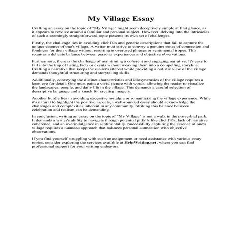 My Village Essay.pdf